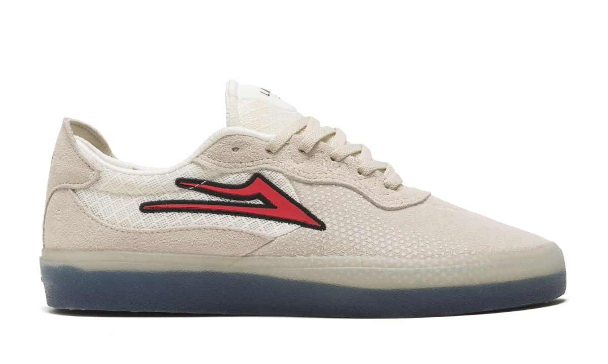 Lakai Essex Skate Shoes - White/Red Suede.jpg