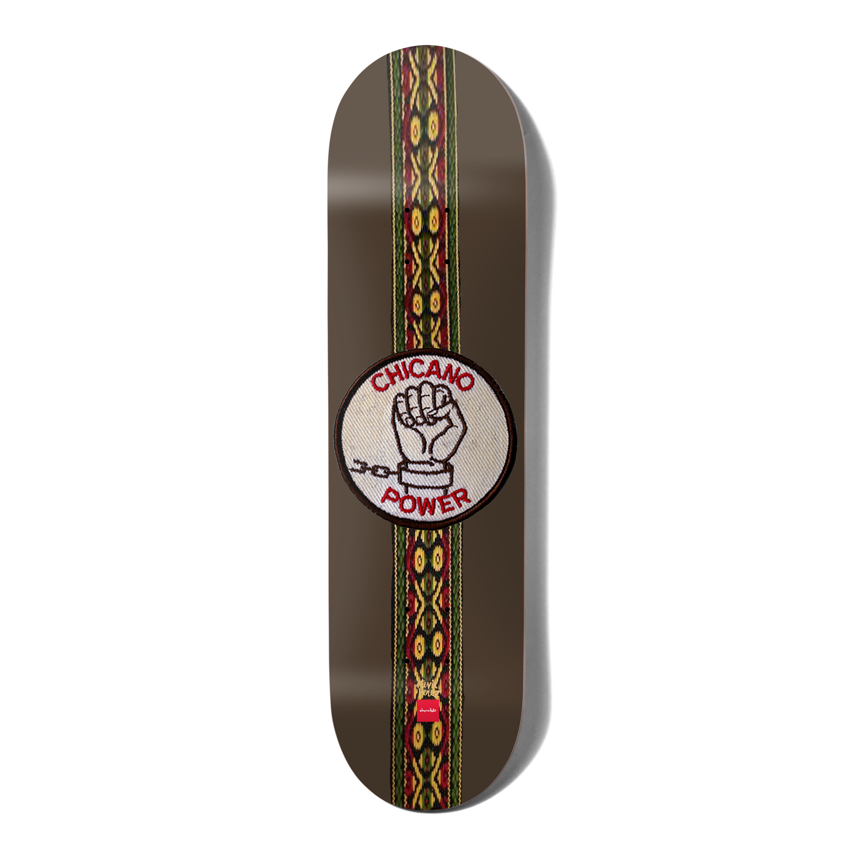 Chocolate Skateboard Deck Chicano Power Stevie Perez 8.4.png