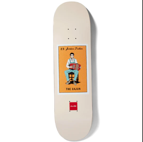 Chocolate Skateboard Deck Loteria Card The Cajun Jordan Trahan.png