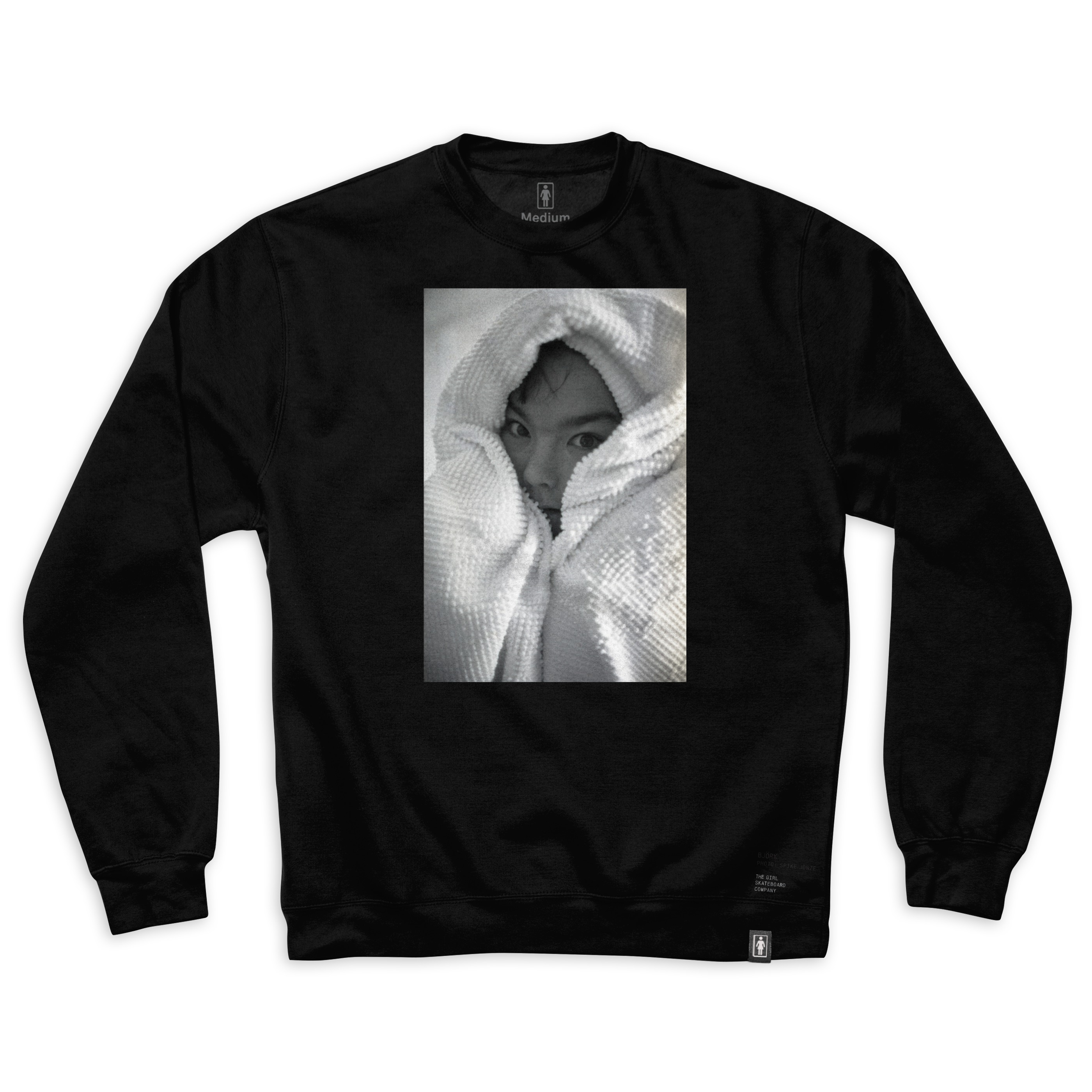 Girl Shot by Spike Bjork Crew Black_W47D4G.png