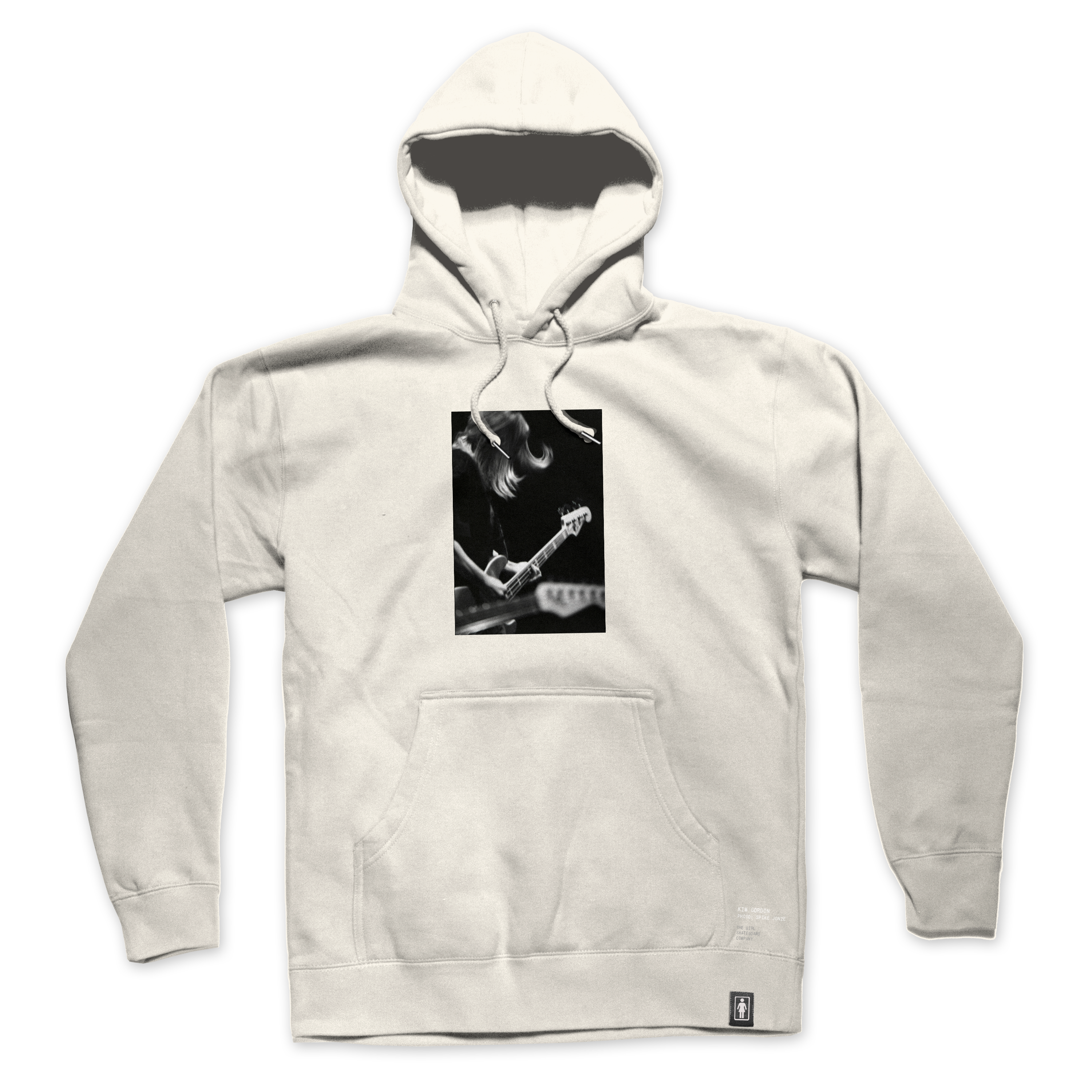Girl Shot by Spike Kim Gordon Hoodie White_W47D4G.png