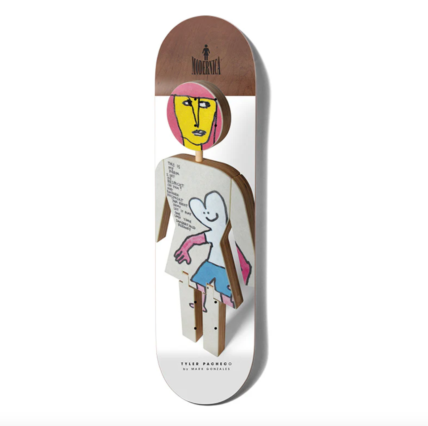 Girl Skateboard Deck Modernica x Mark Gonzales Tyler Pacheco.png