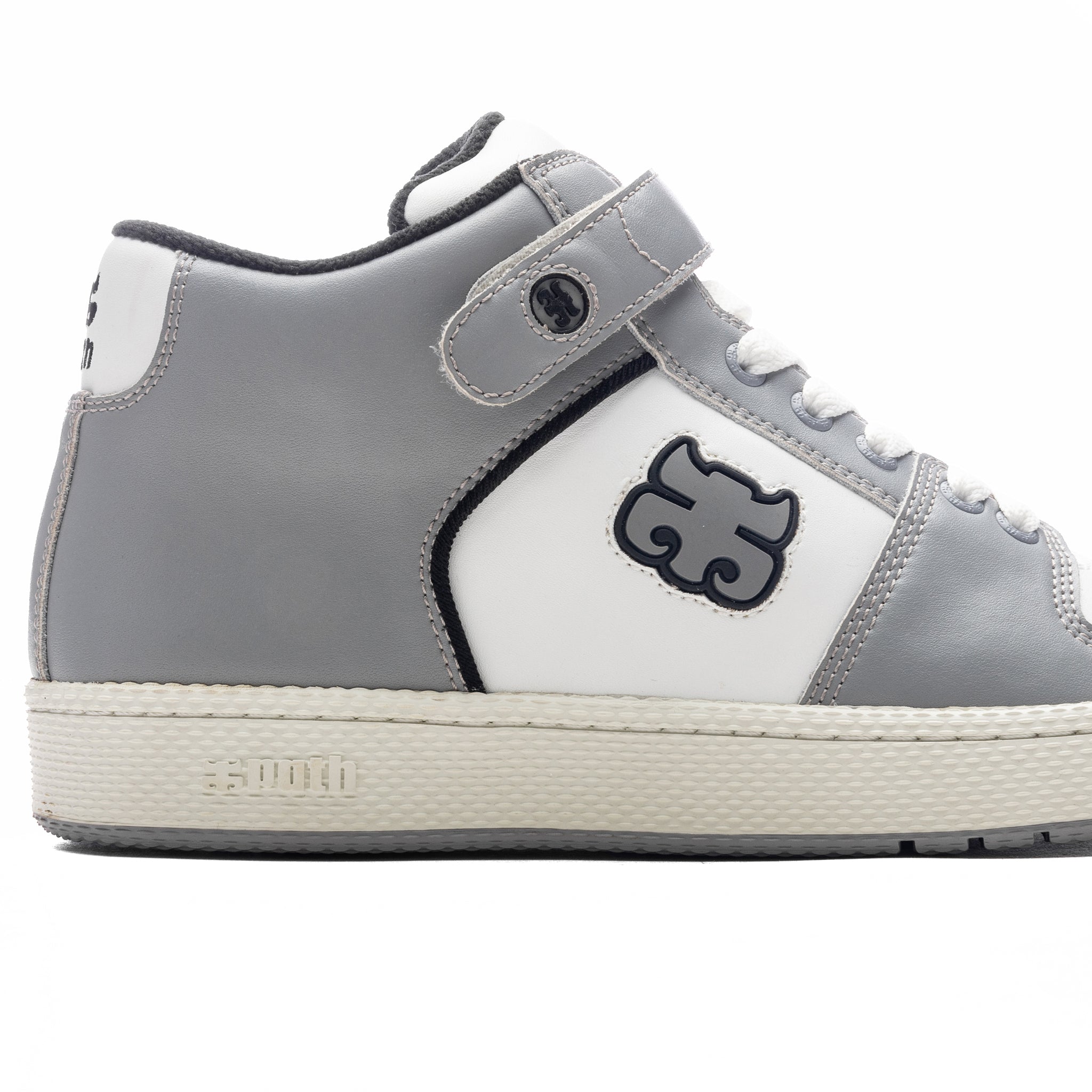 Ipath Grasshopper Cement White Leather Shoes heal2.jpg