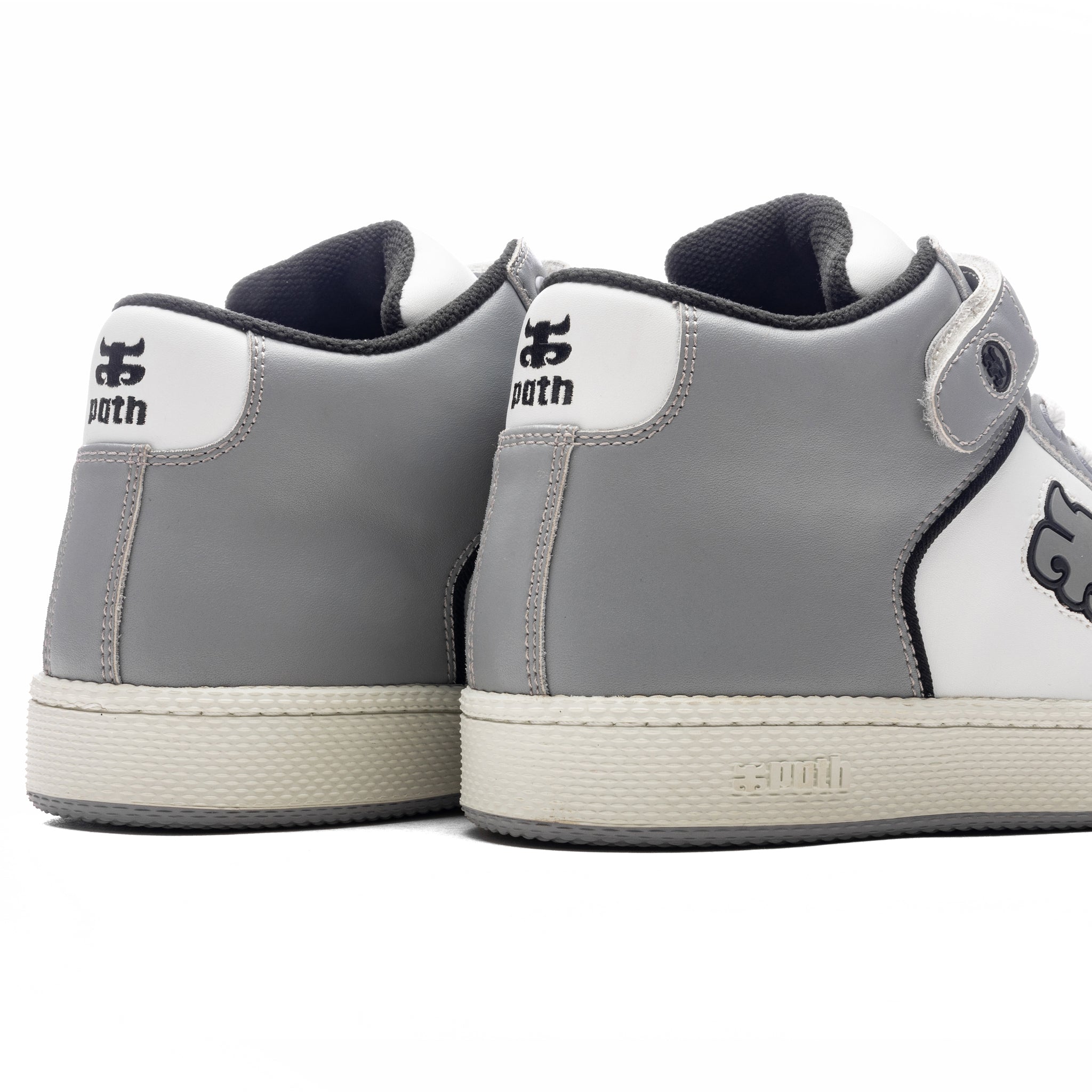 Ipath Grasshopper Cement White Leather Shoes heal.jpg