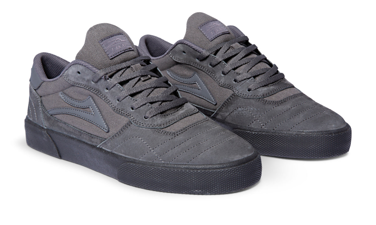 Lakai Cambridge Skate Shoes - Charcoal Premium Suede 2.jpg