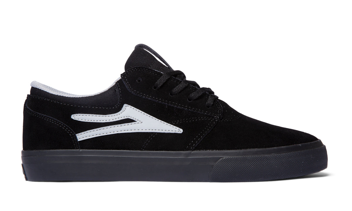 Lakai Griffin Skate Shoes - Black Black Suede.jpg