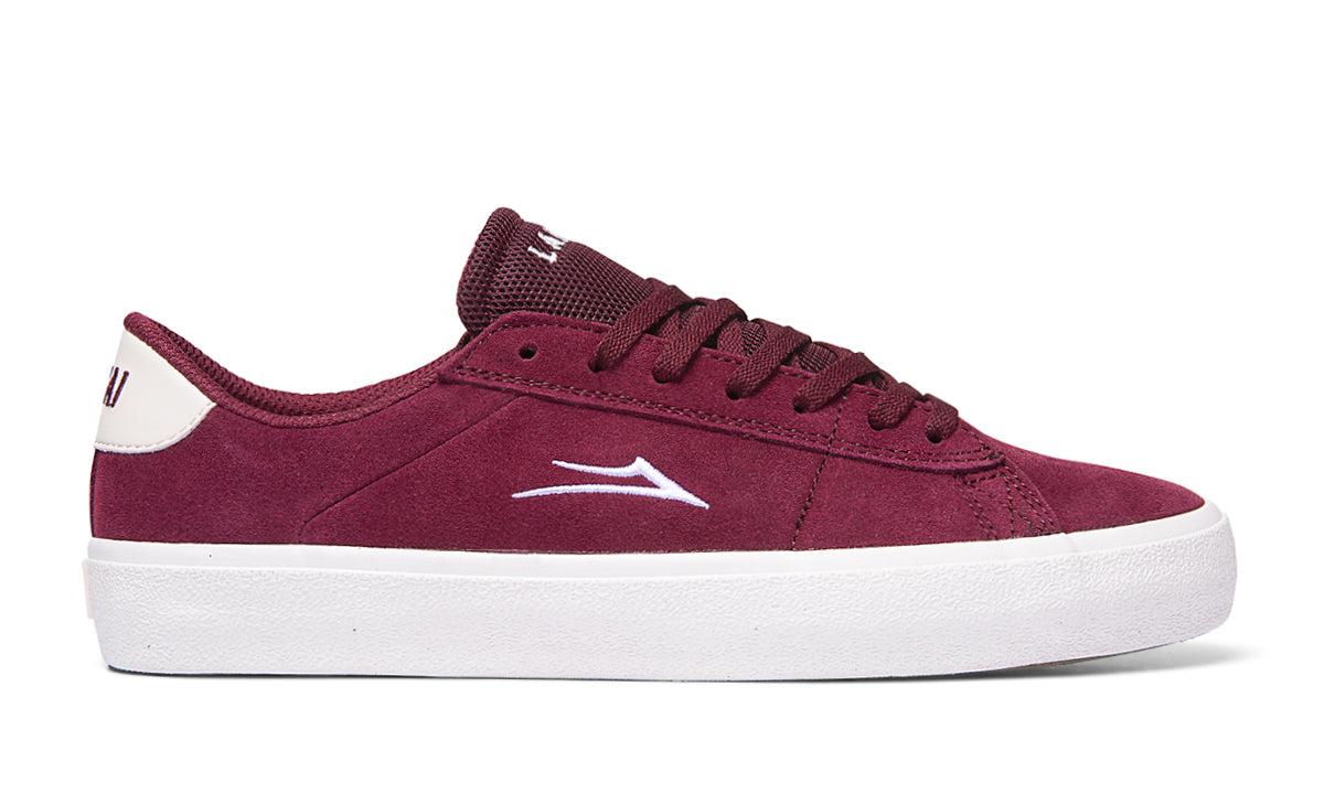 Lakai Newport Skate Shoes - Burgundy Suede Q3-24.jpg