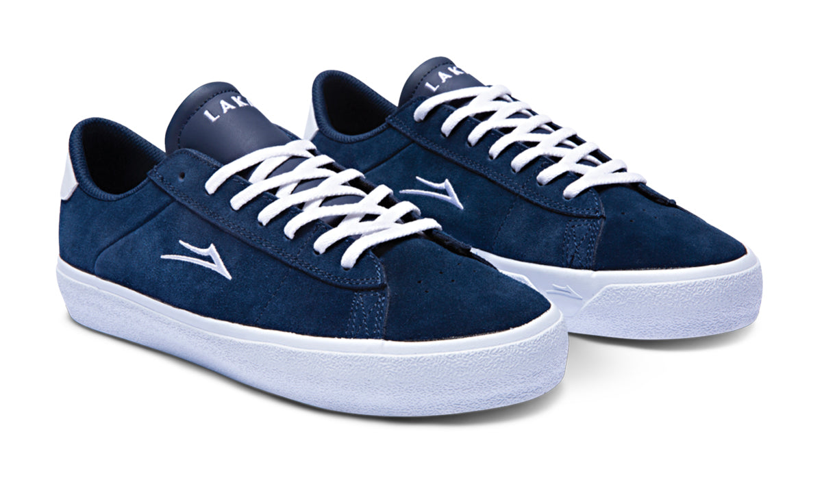Lakai Newport Skate Shoes - Navy Suede 2.jpg