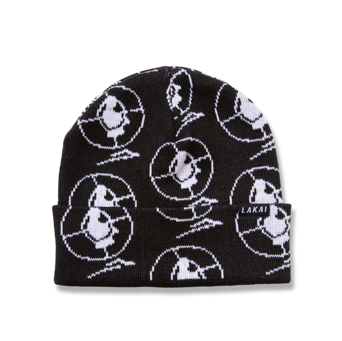 Lakai x Public Enemy Sniper Logo Beanie Black.png