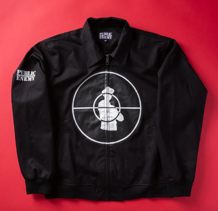 Lakai x Public Enemy Sniper Logo Jacket Black RED.png