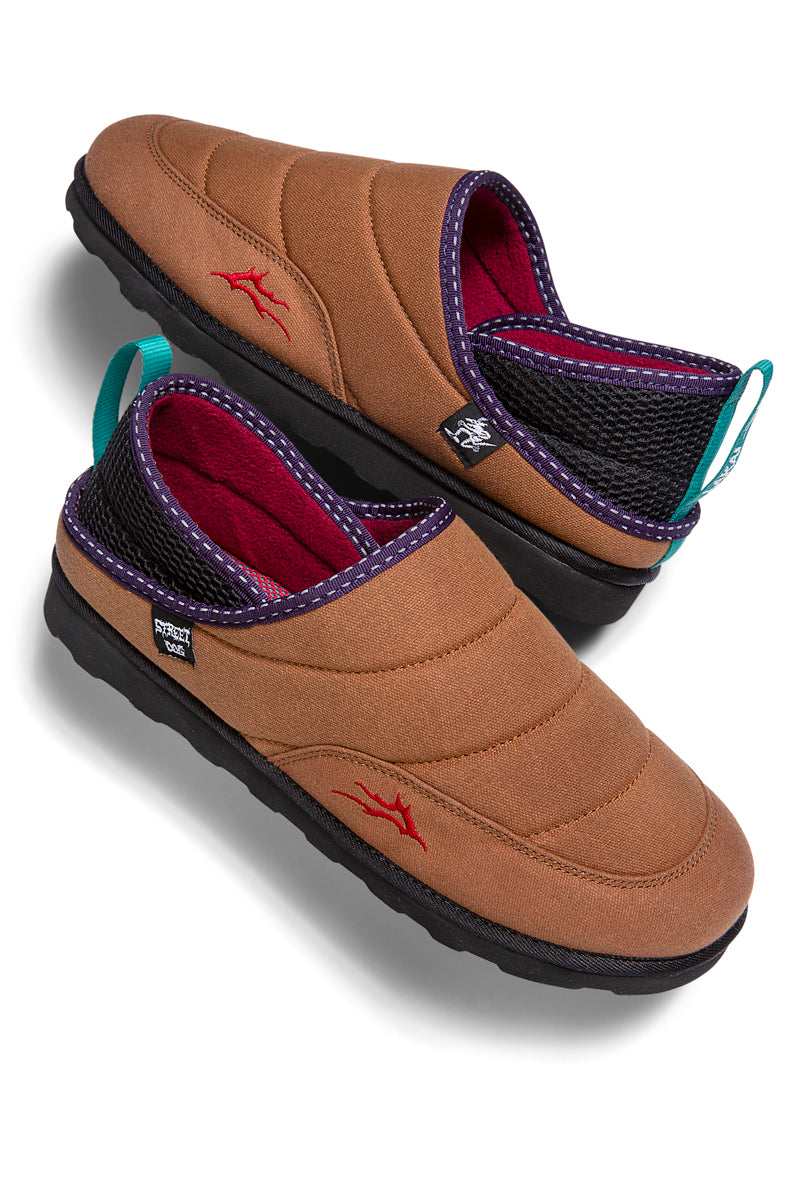 Lakai x Jay Howell Owen Slipper Waxed Canvas Shoes - Walnut.jpg