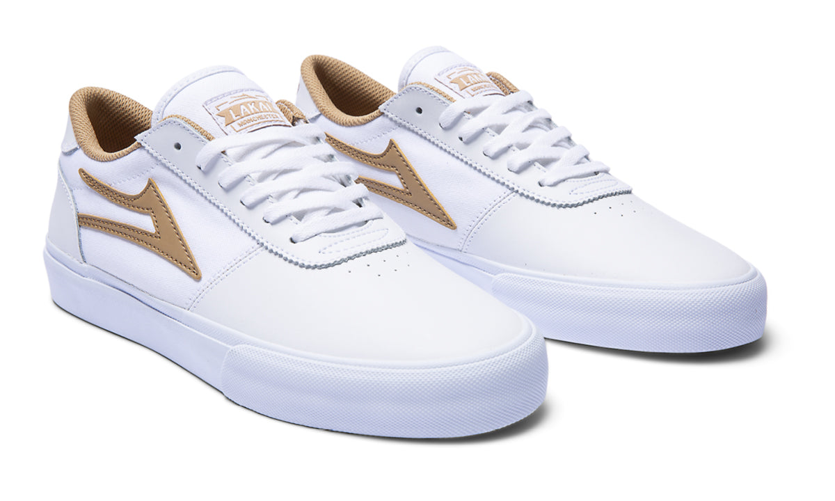 Lakai Manchester Leather Skate Shoes - White_SIDE_Q324.jpg