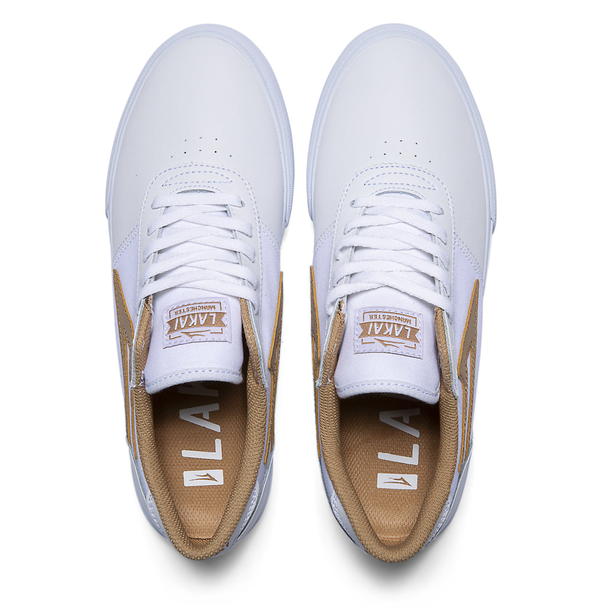 Lakai Manchester Leather Skate Shoes - White_TOP_Q324.jpg