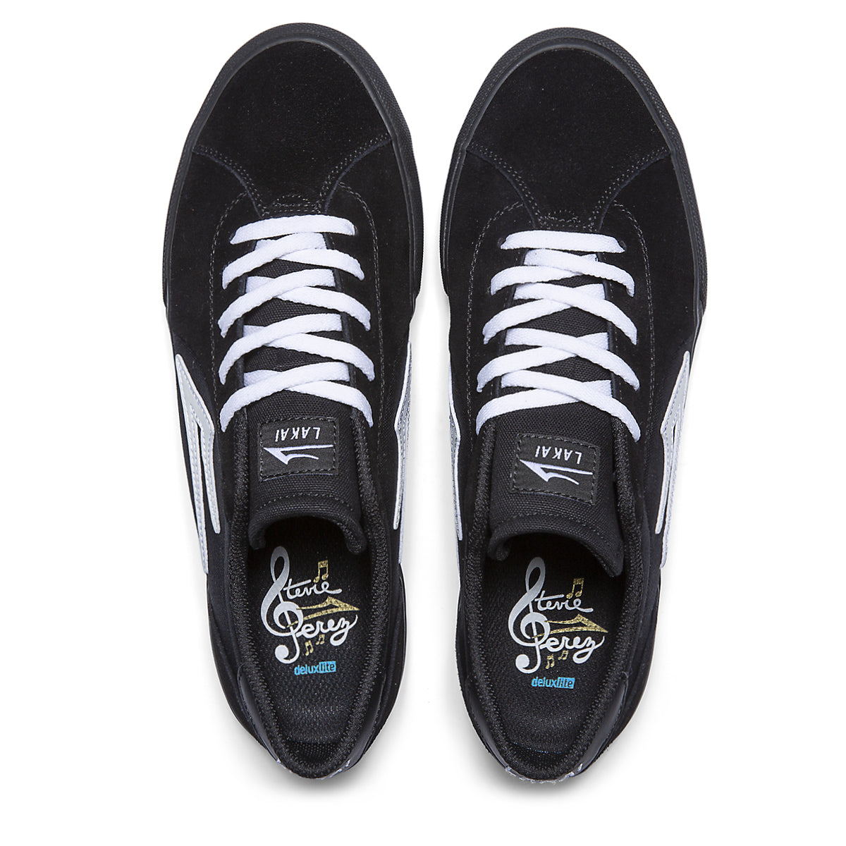 Lakai Flaco 2 Skate Shoes - Black/Black Suede_TOP_Q324.jpg