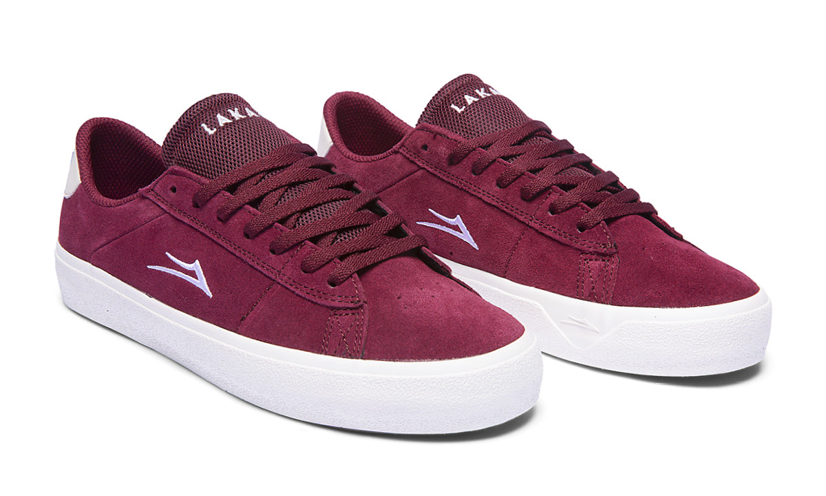 Lakai Newport Skate Shoes - Burgundy Suede Q3-24 2.jpg