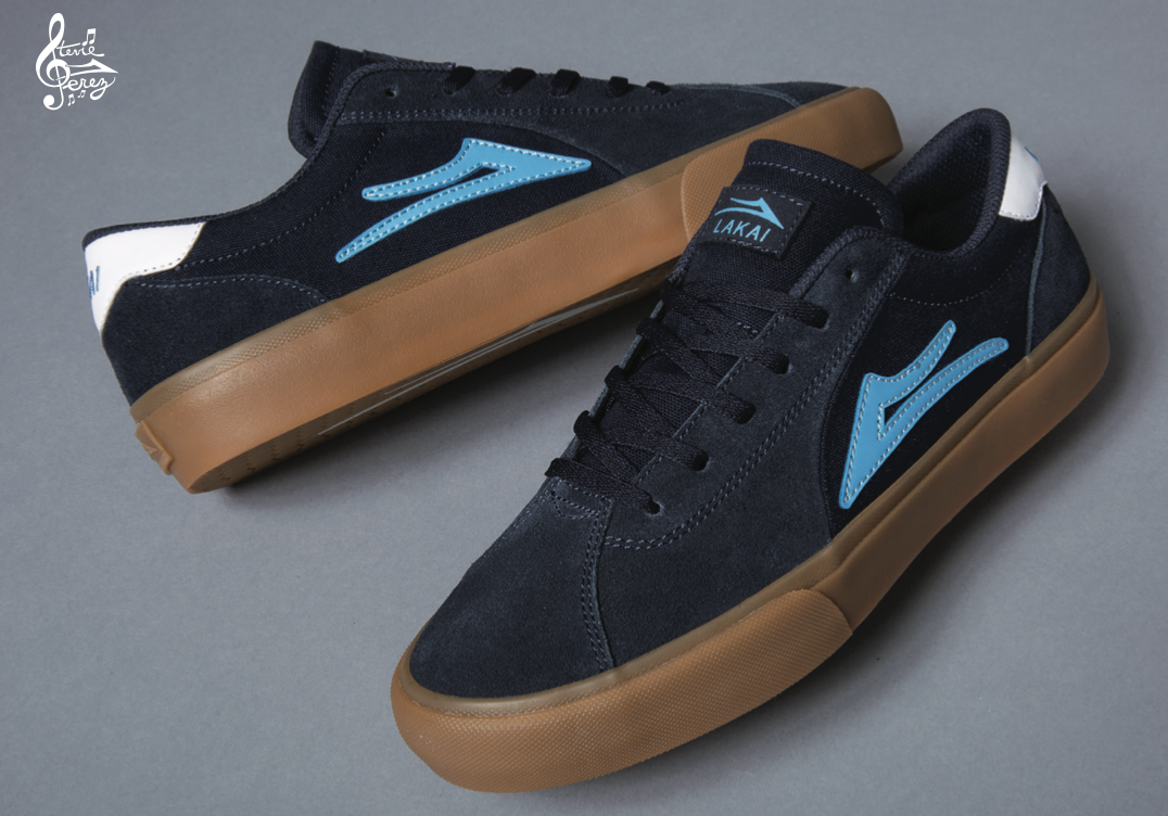 Lakai Flaco 2 Navy Gum Suede Skate Shoes DETAIL 2.png
