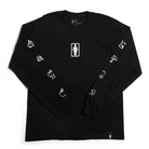 Girl x Hello Kitty 50th Sleeve LS Tee Black.png