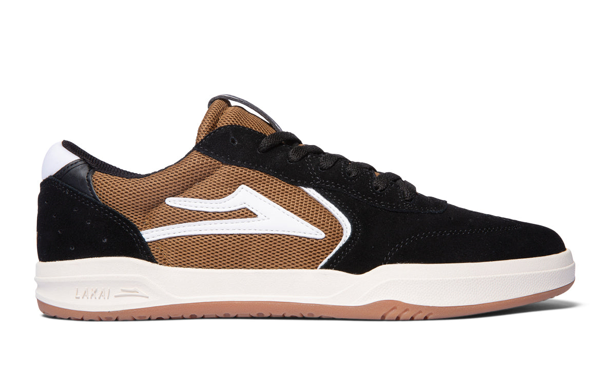 Lakai Atlantic XLK Skate Shoes - Black/Walnut Suede.jpg