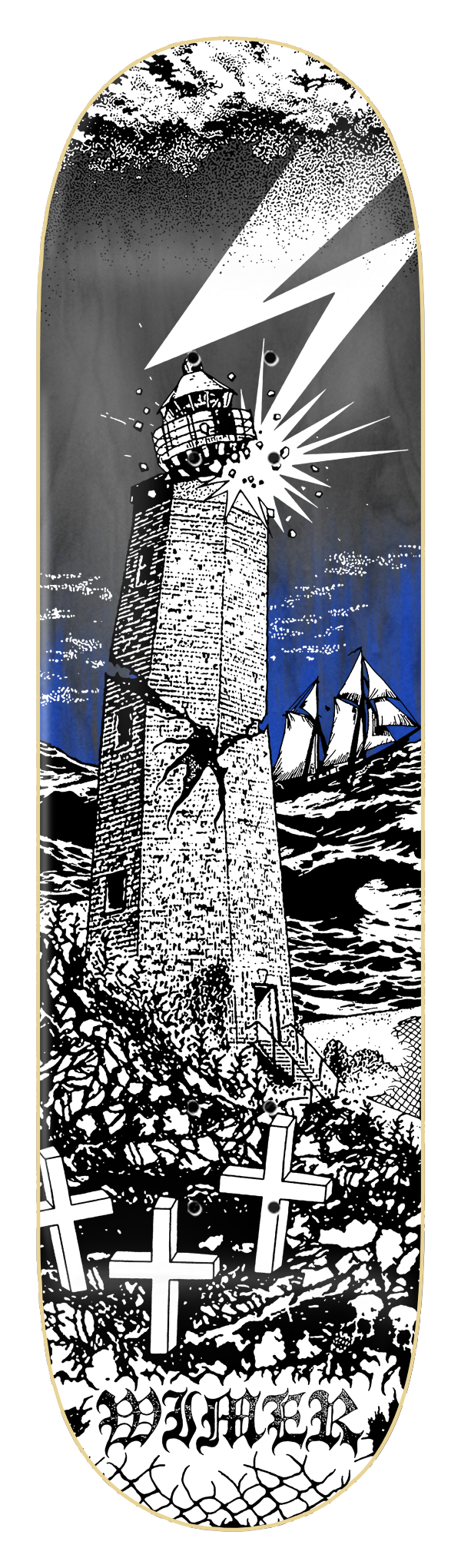 Zero Skateboard Deck Lighthouse Chris Wimer.png