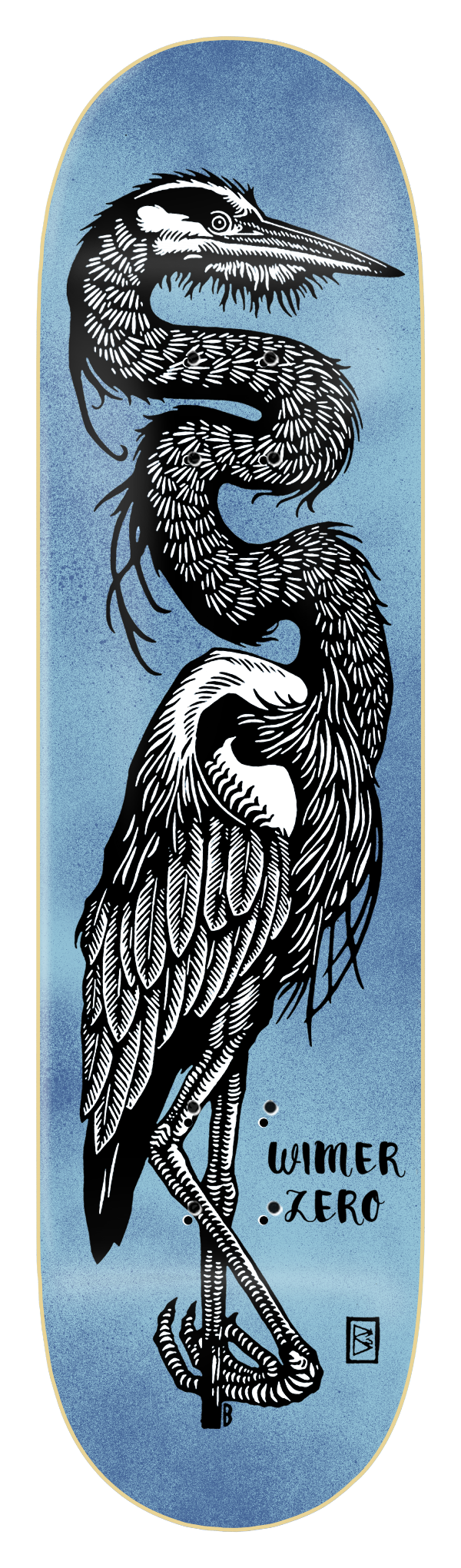 Zero Skateboard Deck Heron Chris Wimer.png
