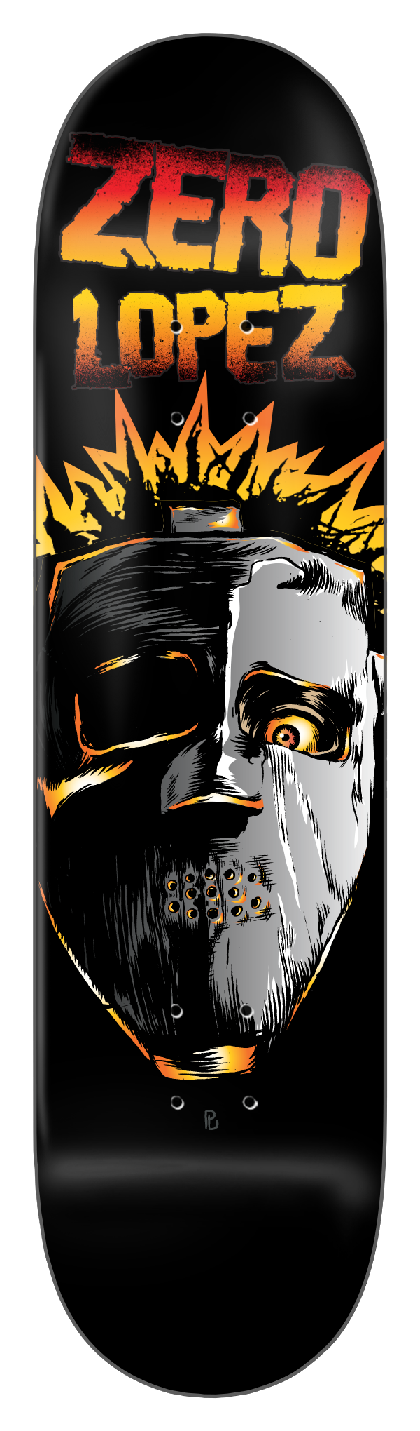Zero Skateboard Deck Metal Health Adrian Lopez .png