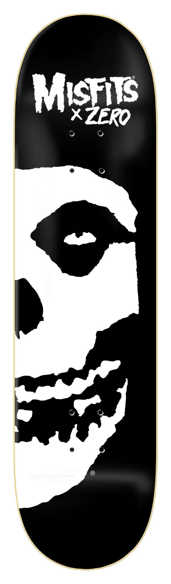 Zero Skateboard Deck Misfits Fiend Skull Right.png