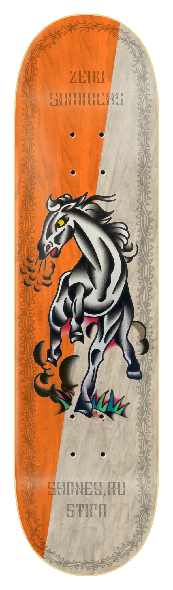 Zero x Nik Stipo Skateboard Deck Gabriel Summers.png