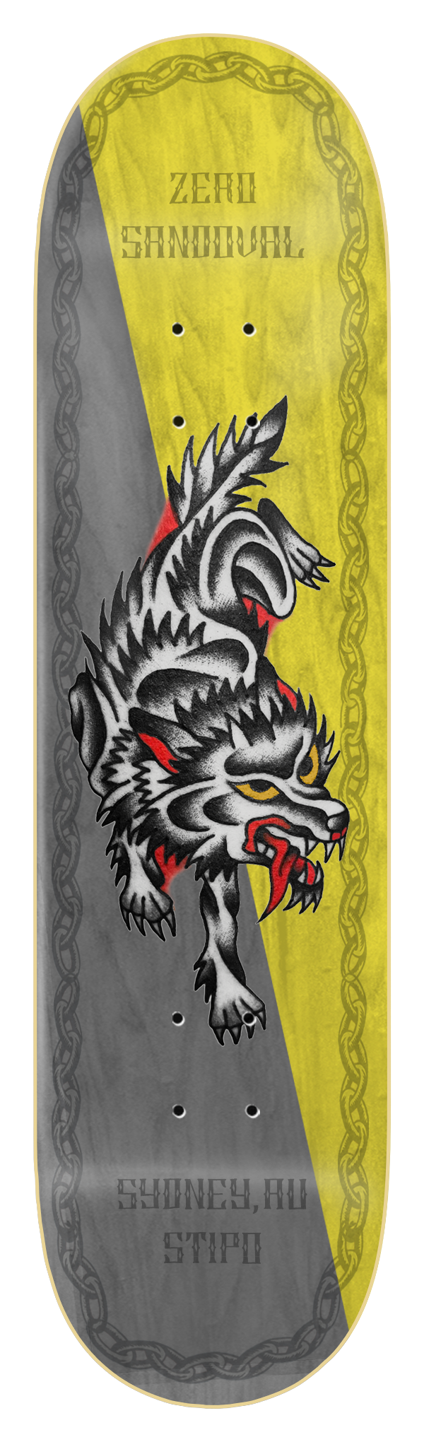 Zero x Nik Stipo Skateboard Deck Tommy Sandoval.png