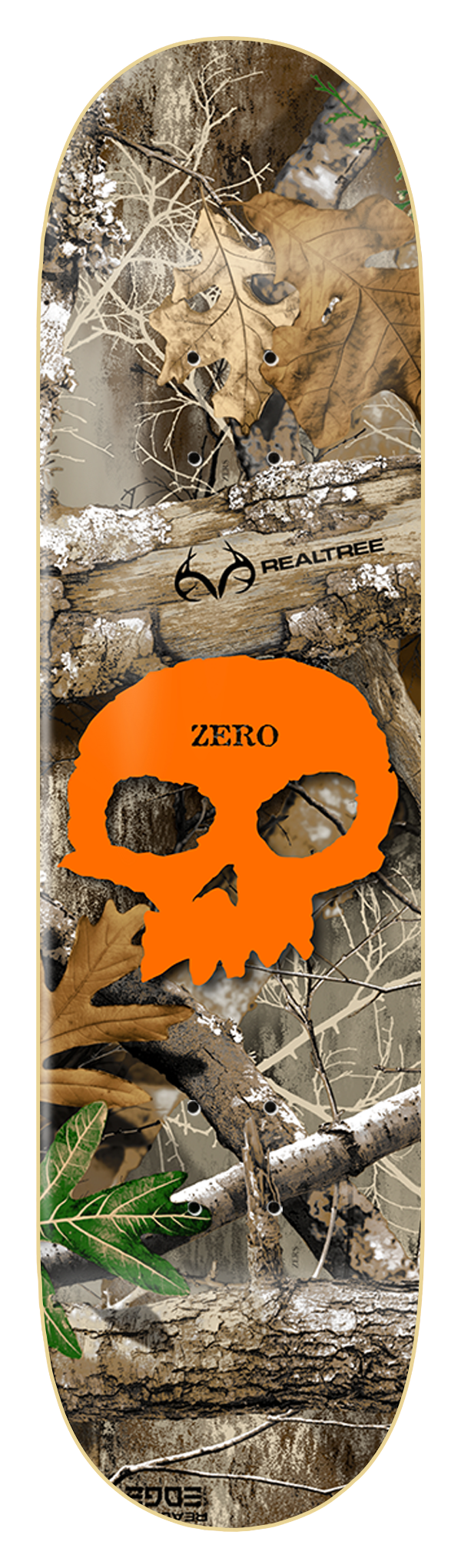Zero x Realtree Skateboard Deck Single Skull Orange.png
