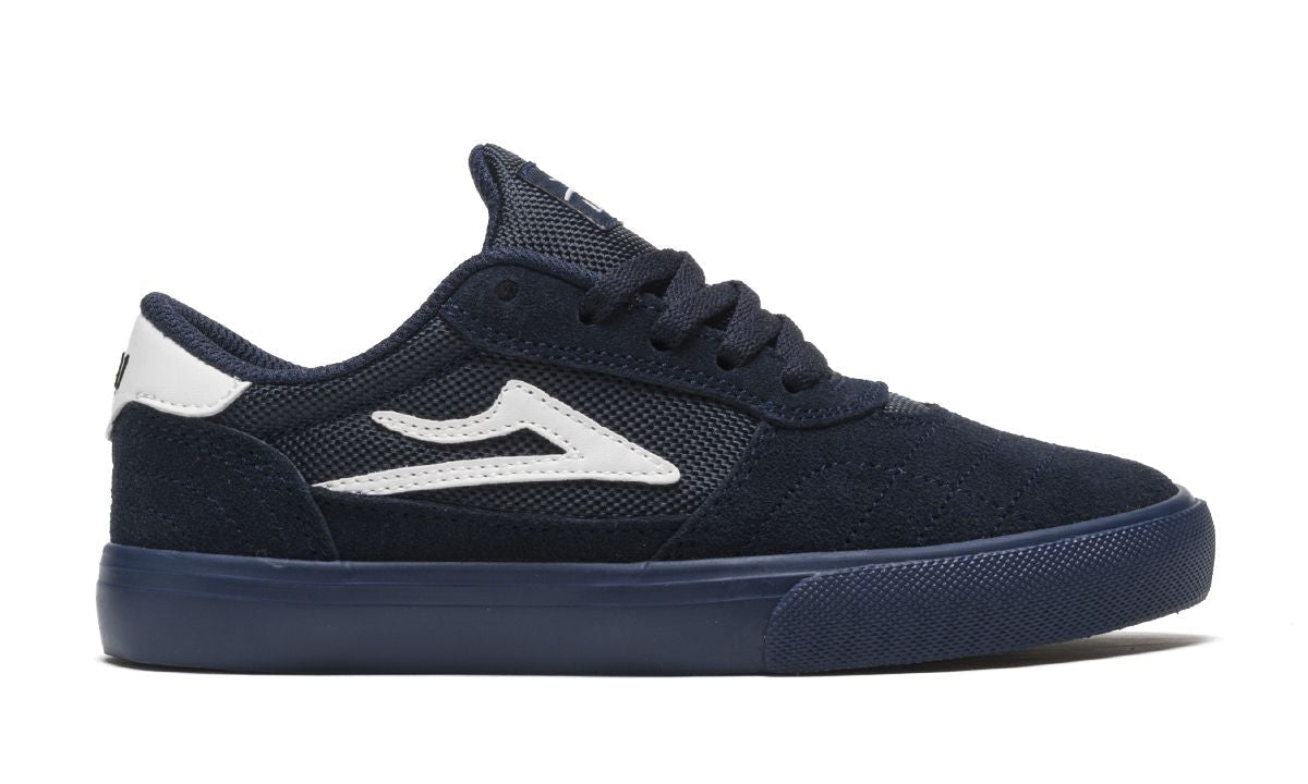 Lakai Cambridge Kids Skate Shoes - Navy Navy Suede.jpg