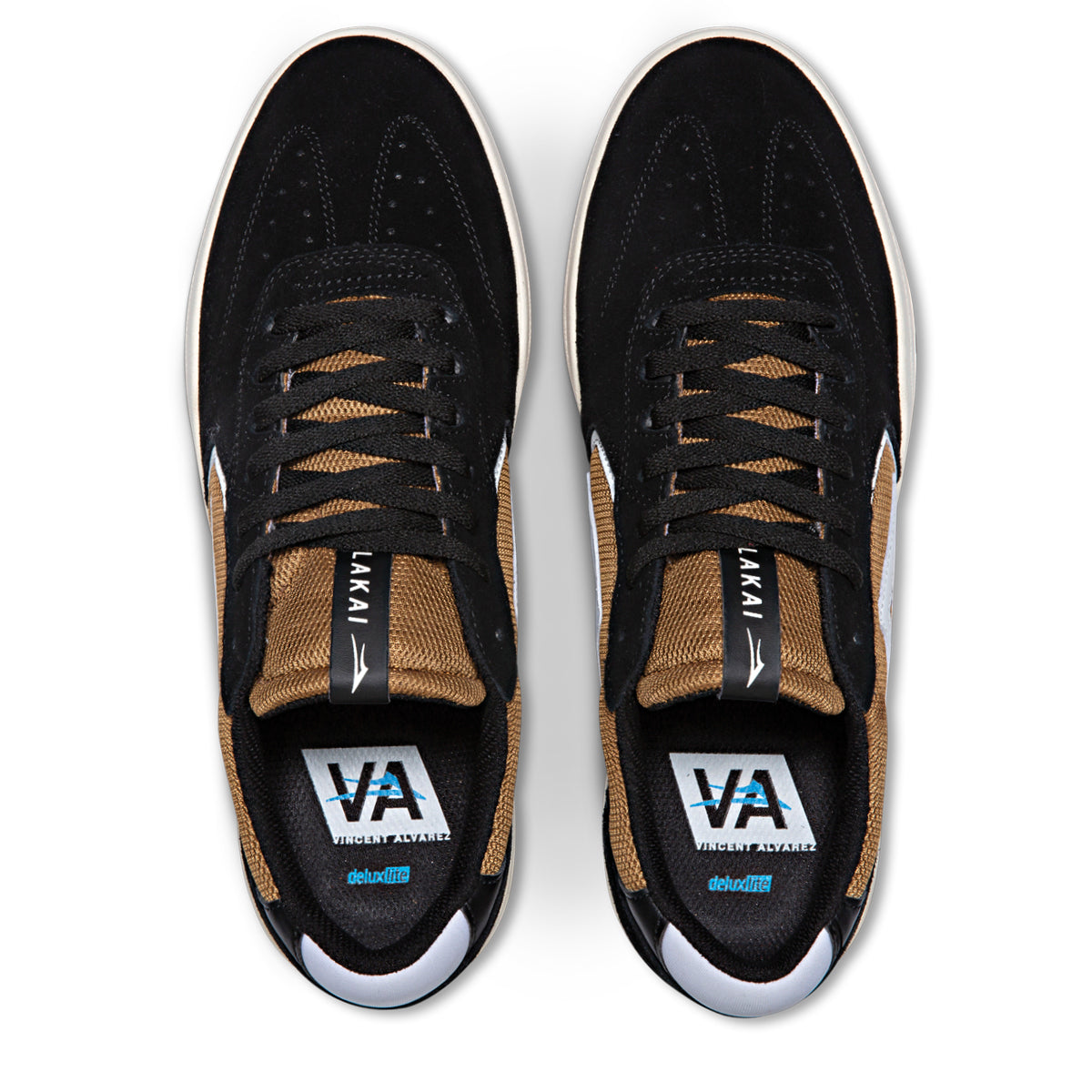 Lakai Atlantic XLK Skate Shoes - Black/Walnut 4.jpg