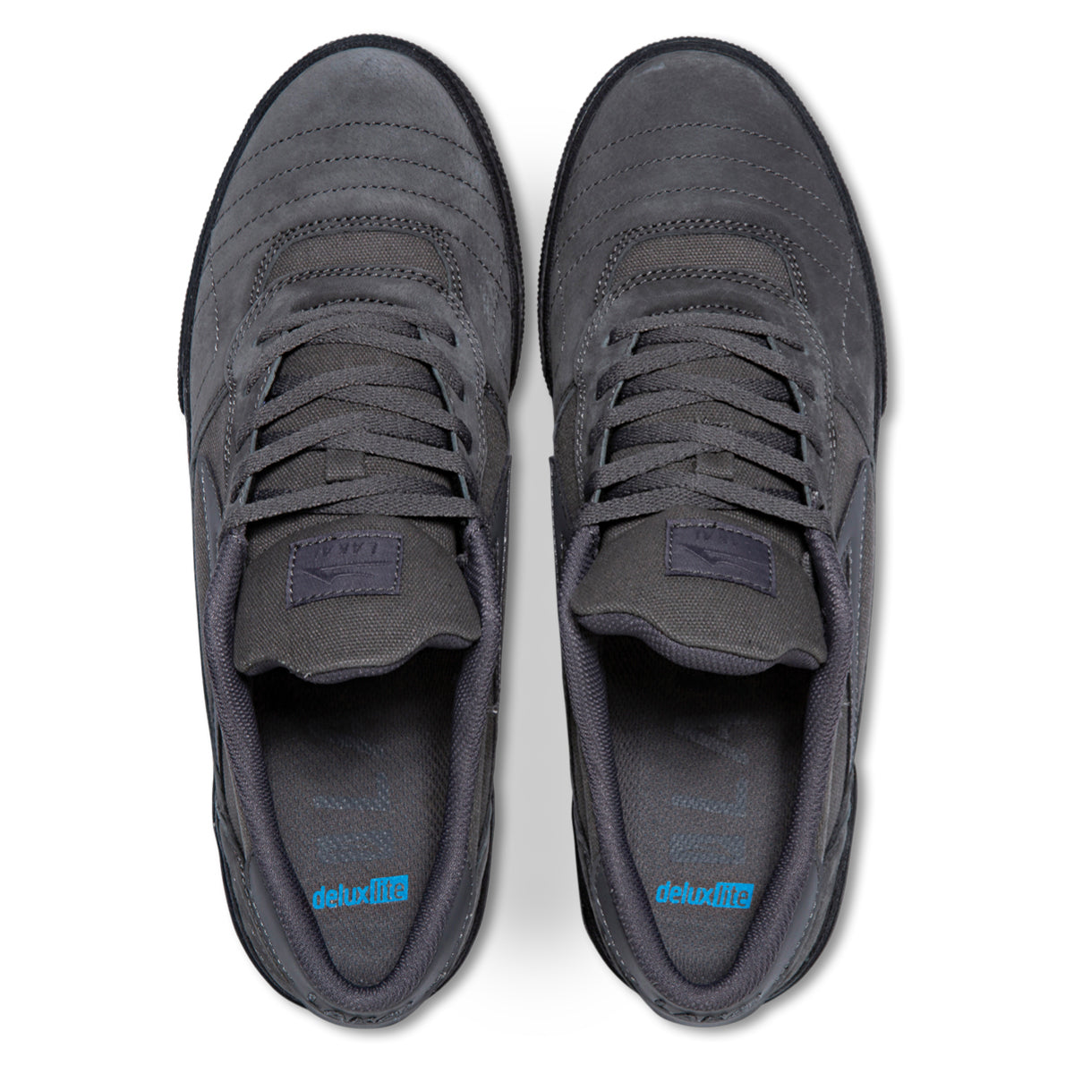 Lakai Cambridge Skate Shoes - Charcoal Premium Suede 4.jpg
