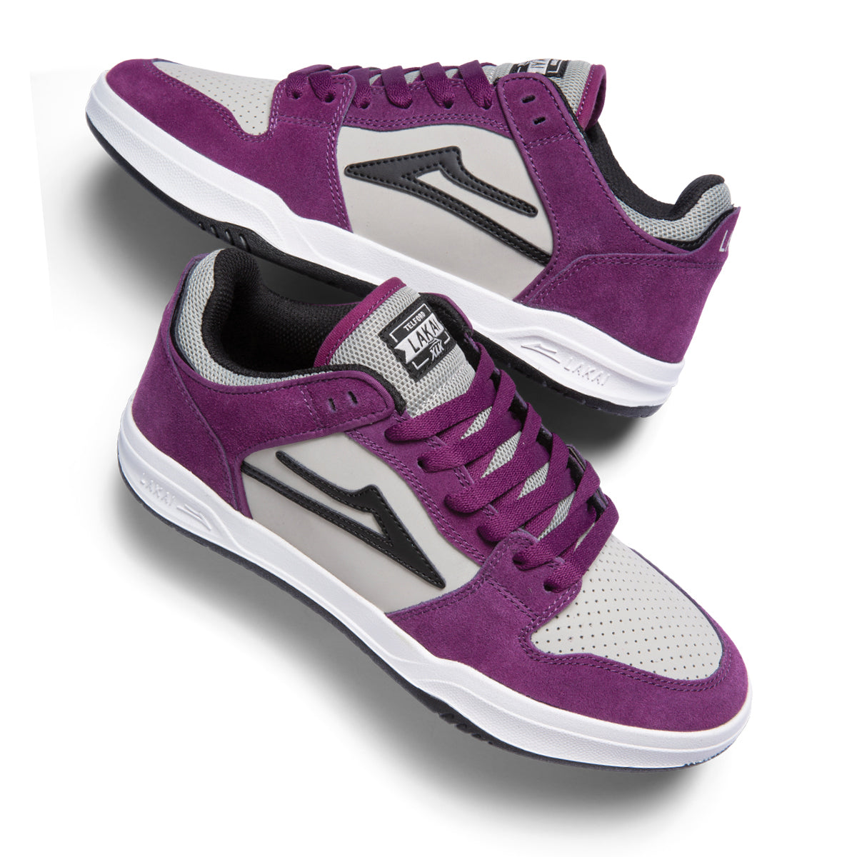 Lakai Telford Low Skate Shoes - Fig Suede 3.jpg