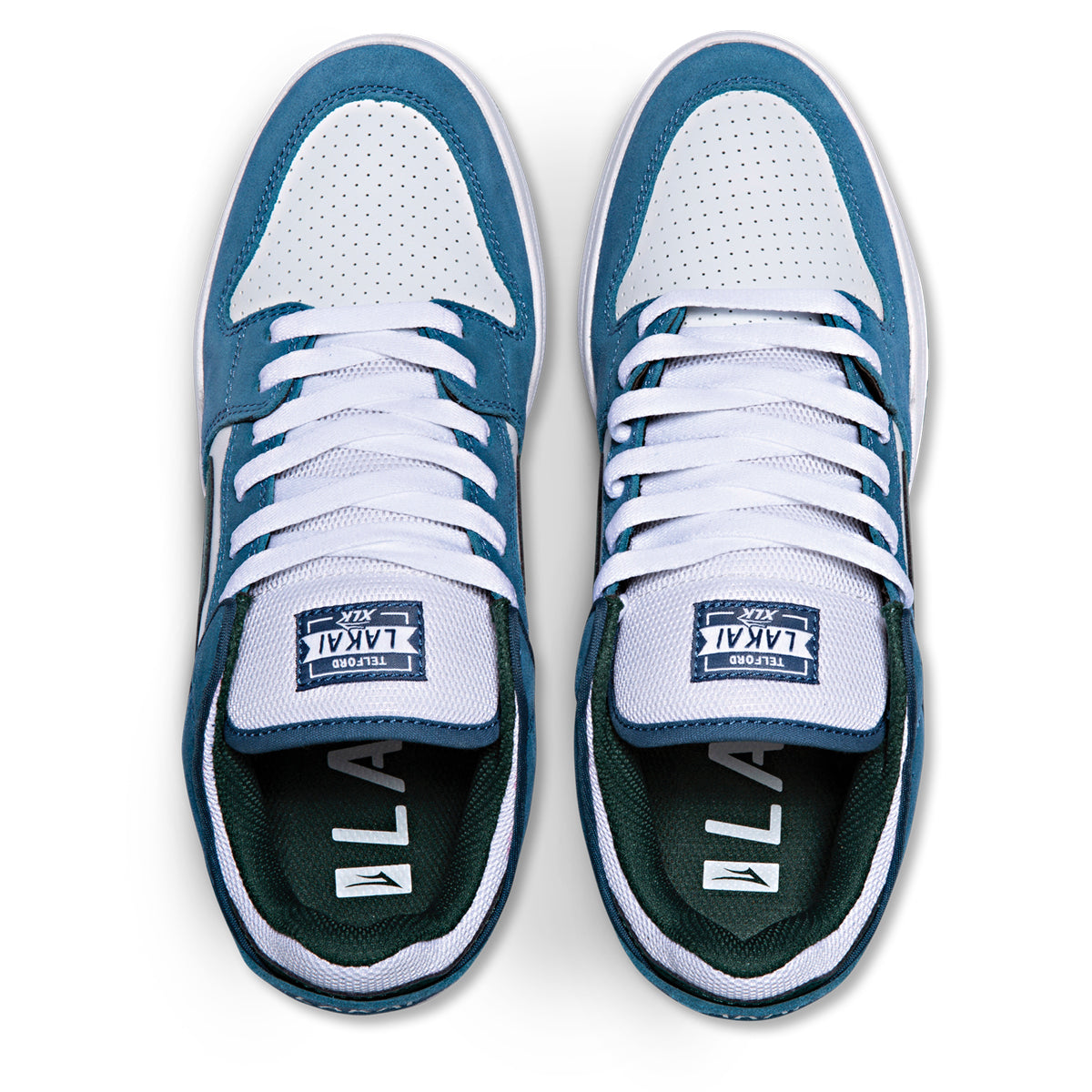 Lakai Telford Low Skate Shoes - Slate/Pine 3.jpg