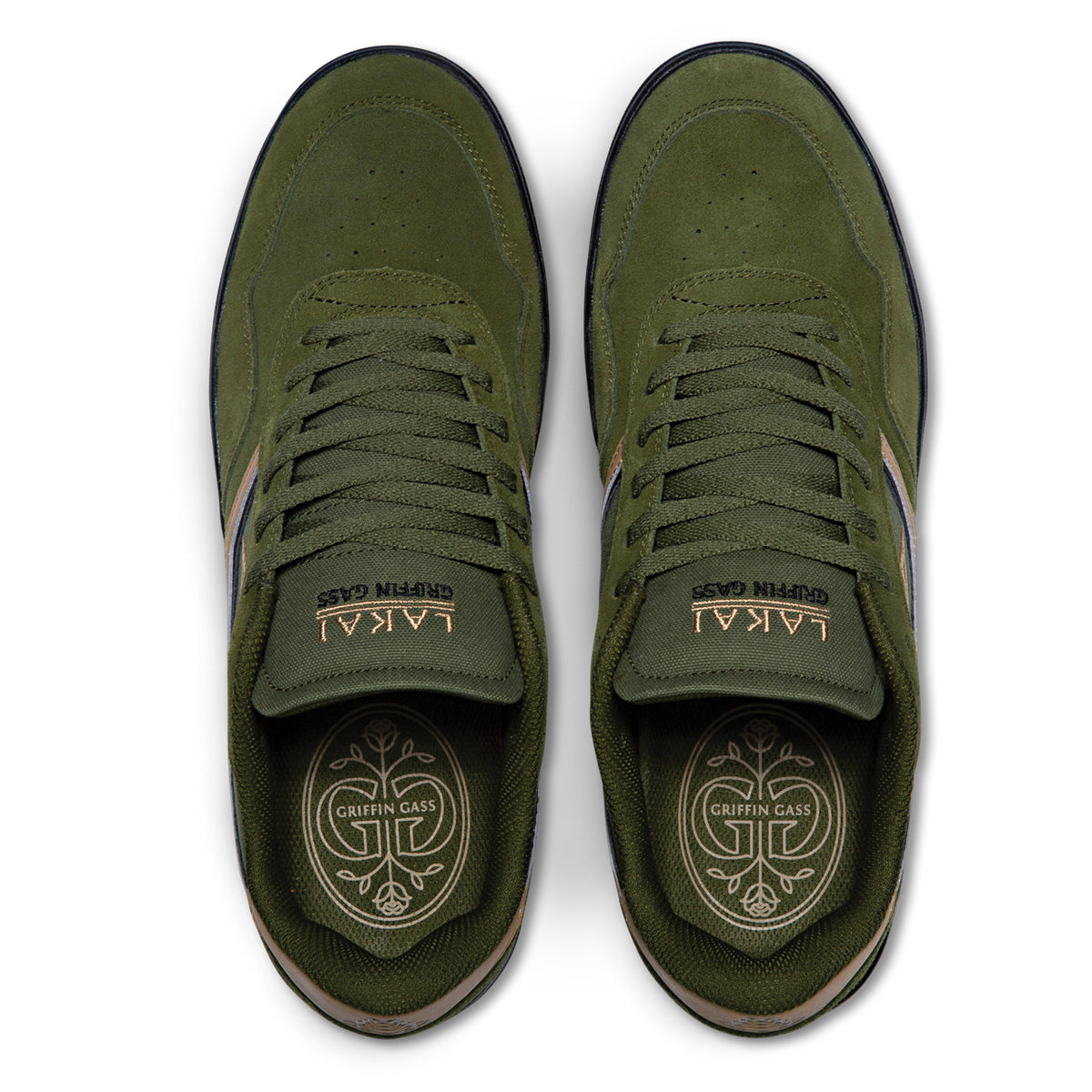 Lakai Terrace Skate Shoes - Olive Suede 4.jpg
