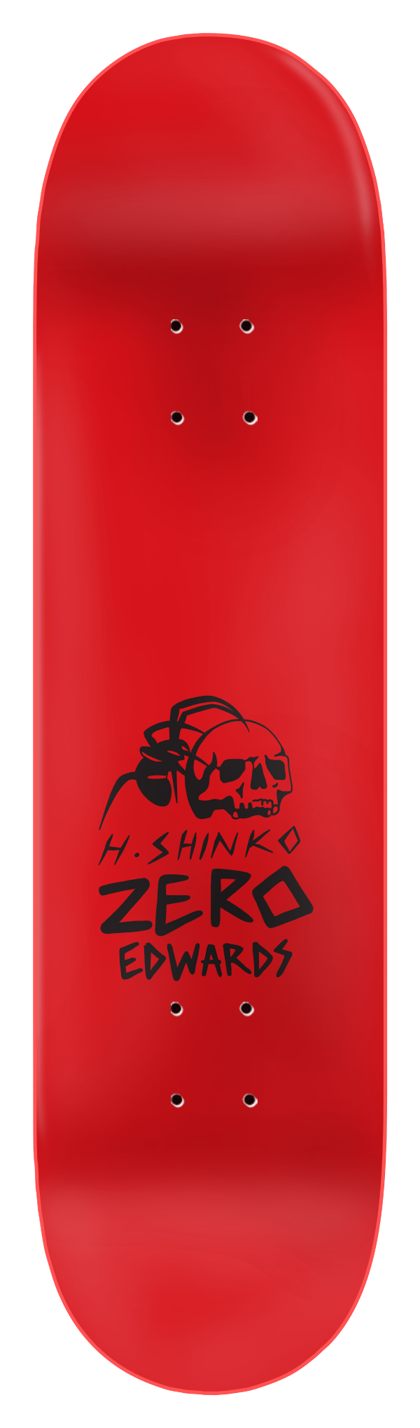 Zero x Han Shinko Skateboard Deck Forrest Edwards.png