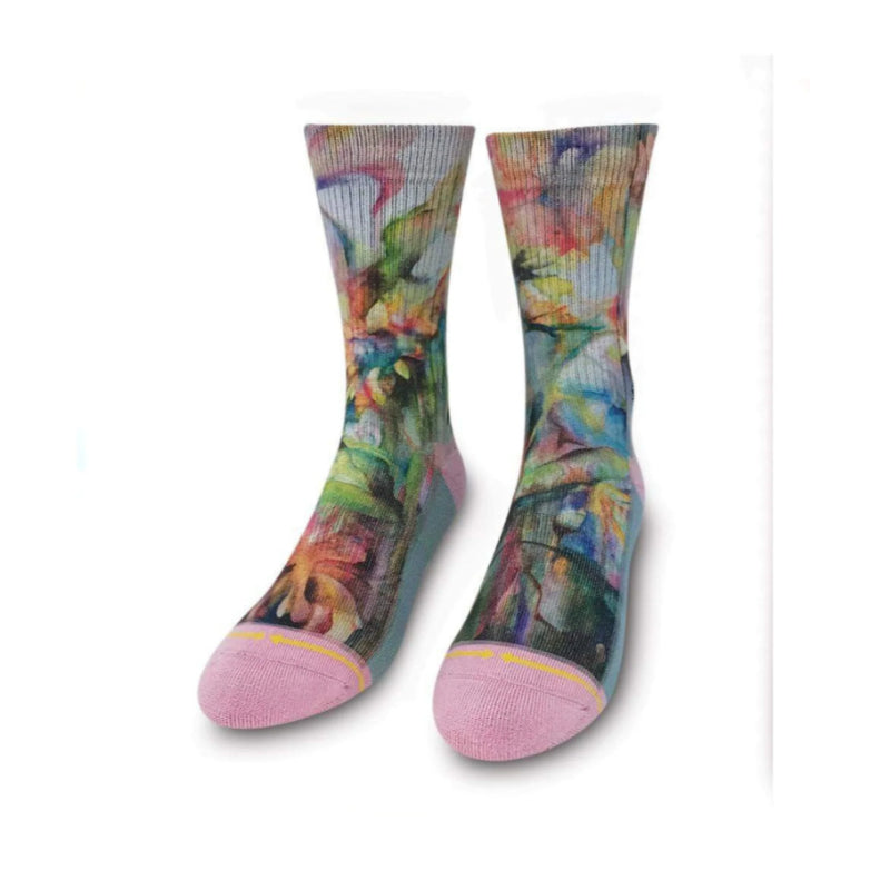 Merge4 Maia Negre Sunflowers Womens Socks2.jpg