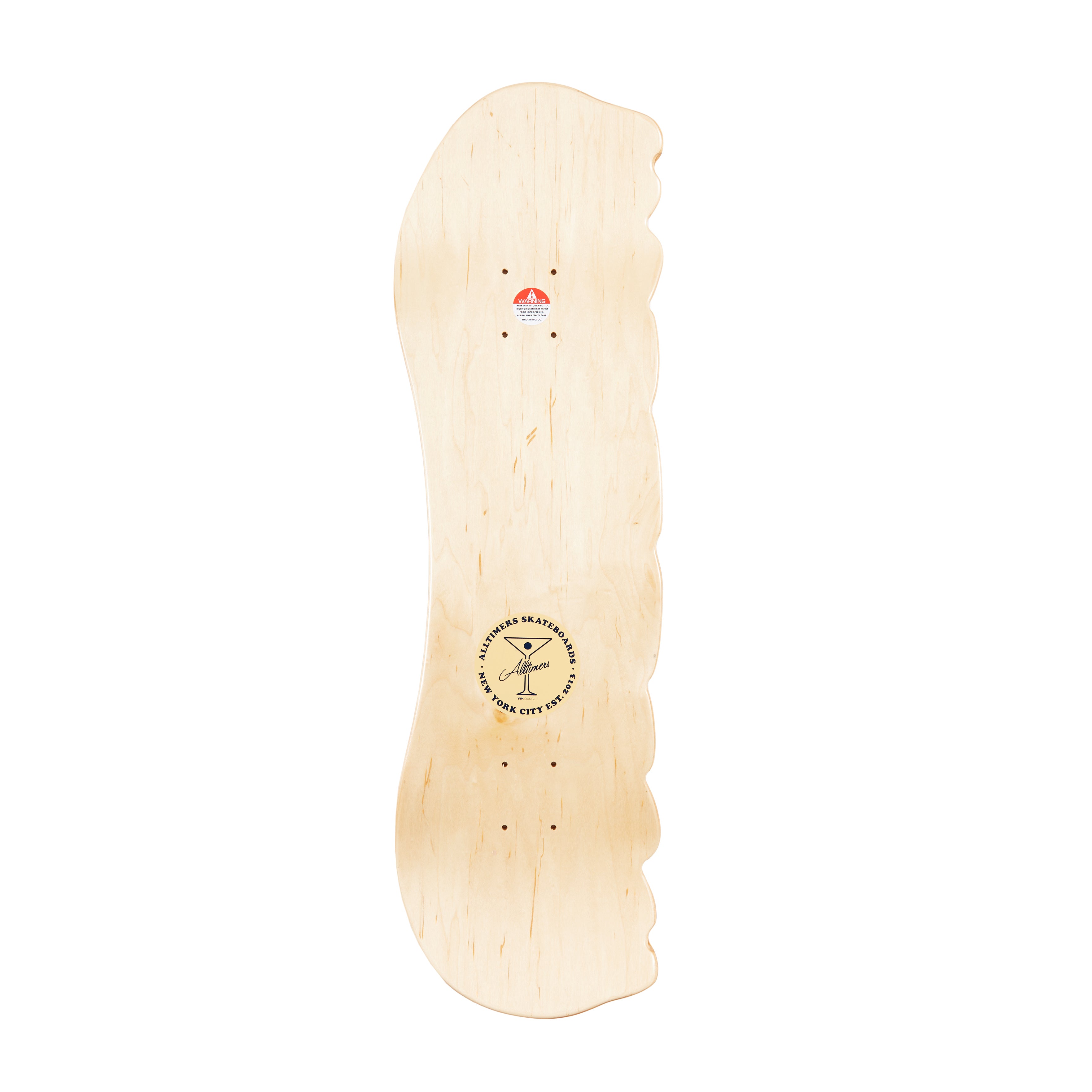 Alltimers Skateboard Deck Denture Adventure Cruiser top .jpg