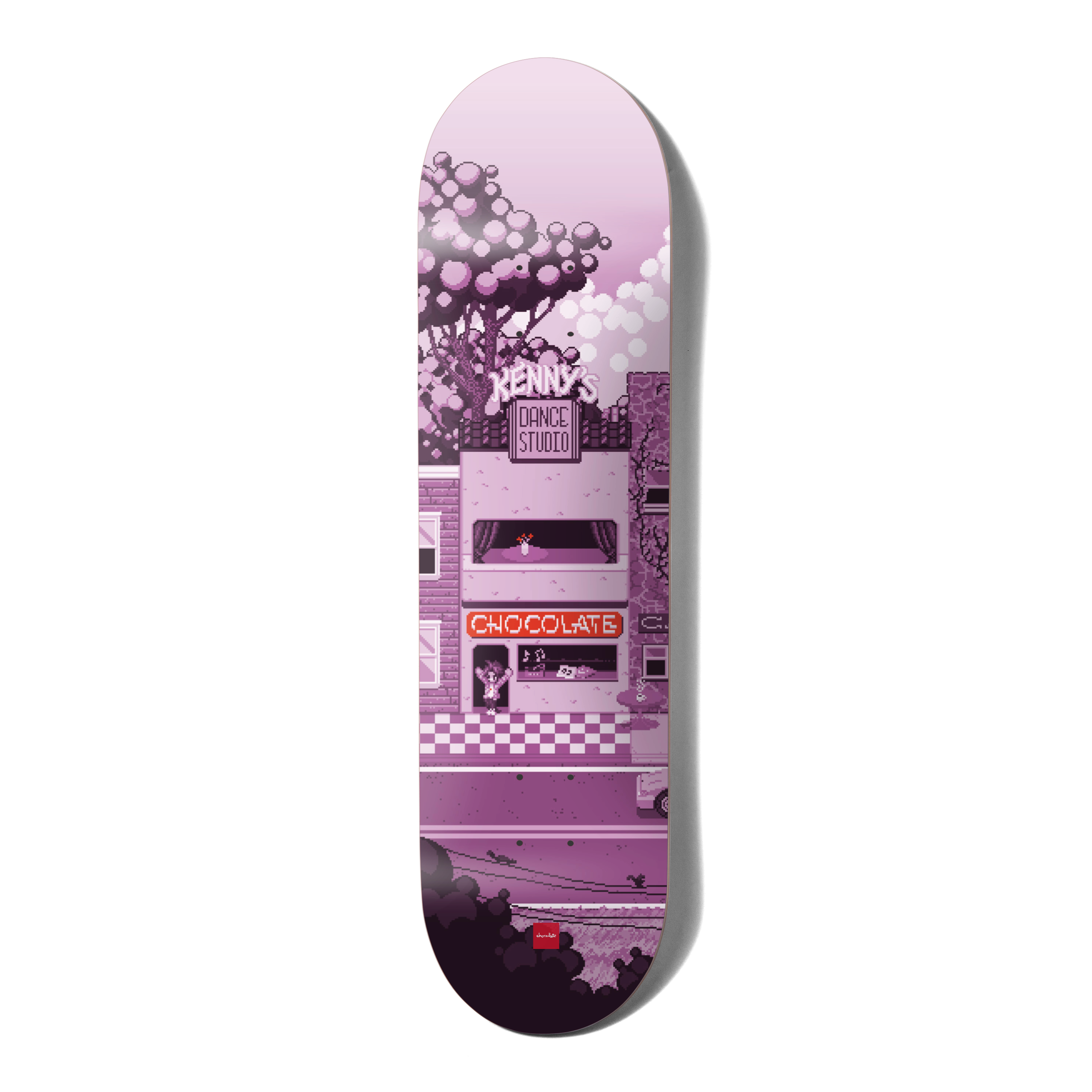Chocolate Skateboard Deck Pixel City Kenny Anderson.png