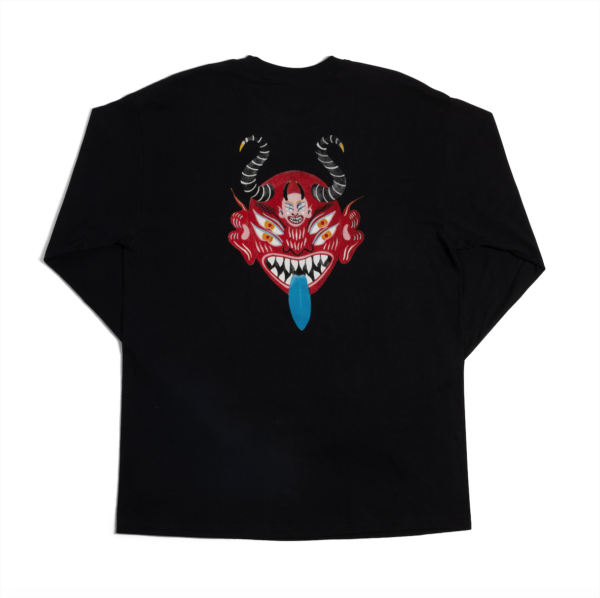 Chocolate_Mask_Long_Sleeve_Tee_Black_back.png