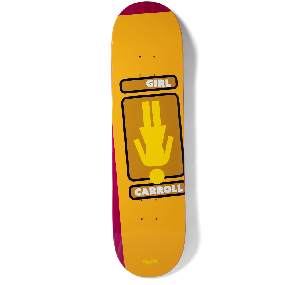 GIRL - GIRL 7.875インチ GIRL×KODAK MIKE CARROLL Girl Skateboard Deck Oops OG Mike Carroll Twin 8.25