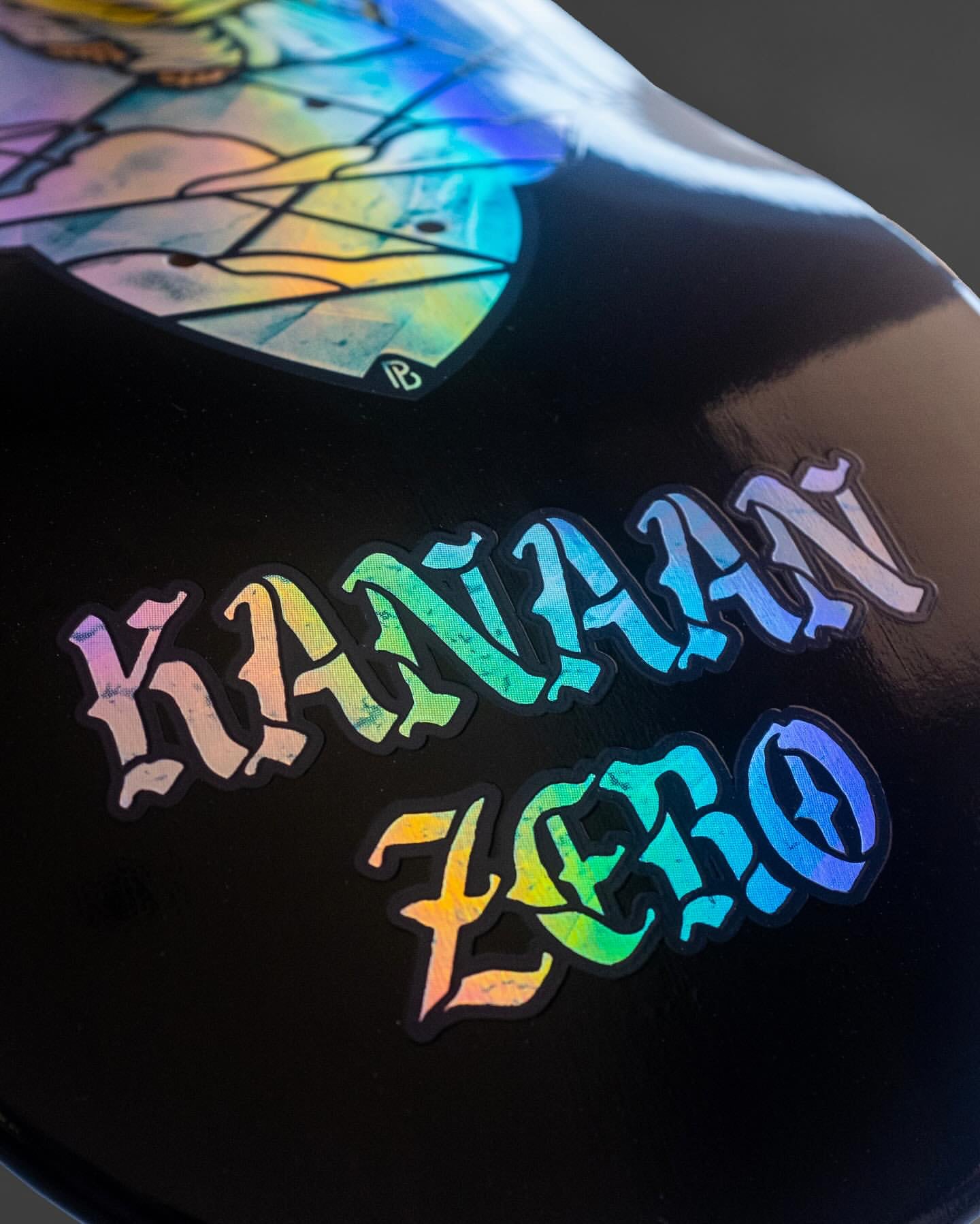 Zero Skateboard Deck Stained Glass Kanaan Dern 8.375