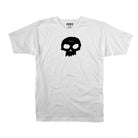 Zero Single Skull Tee White Black.jpg