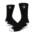 Lakai x Public Enemy Sniper Logo Socks Black/White pair.png