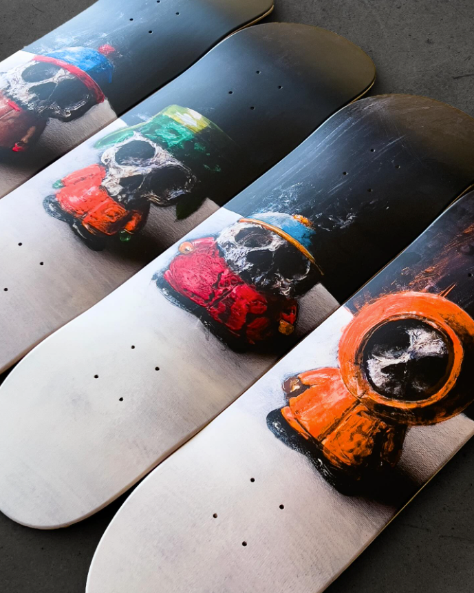 Zero Skateboard Deck South Park Horror Kanaan Dern 8.375"set.png