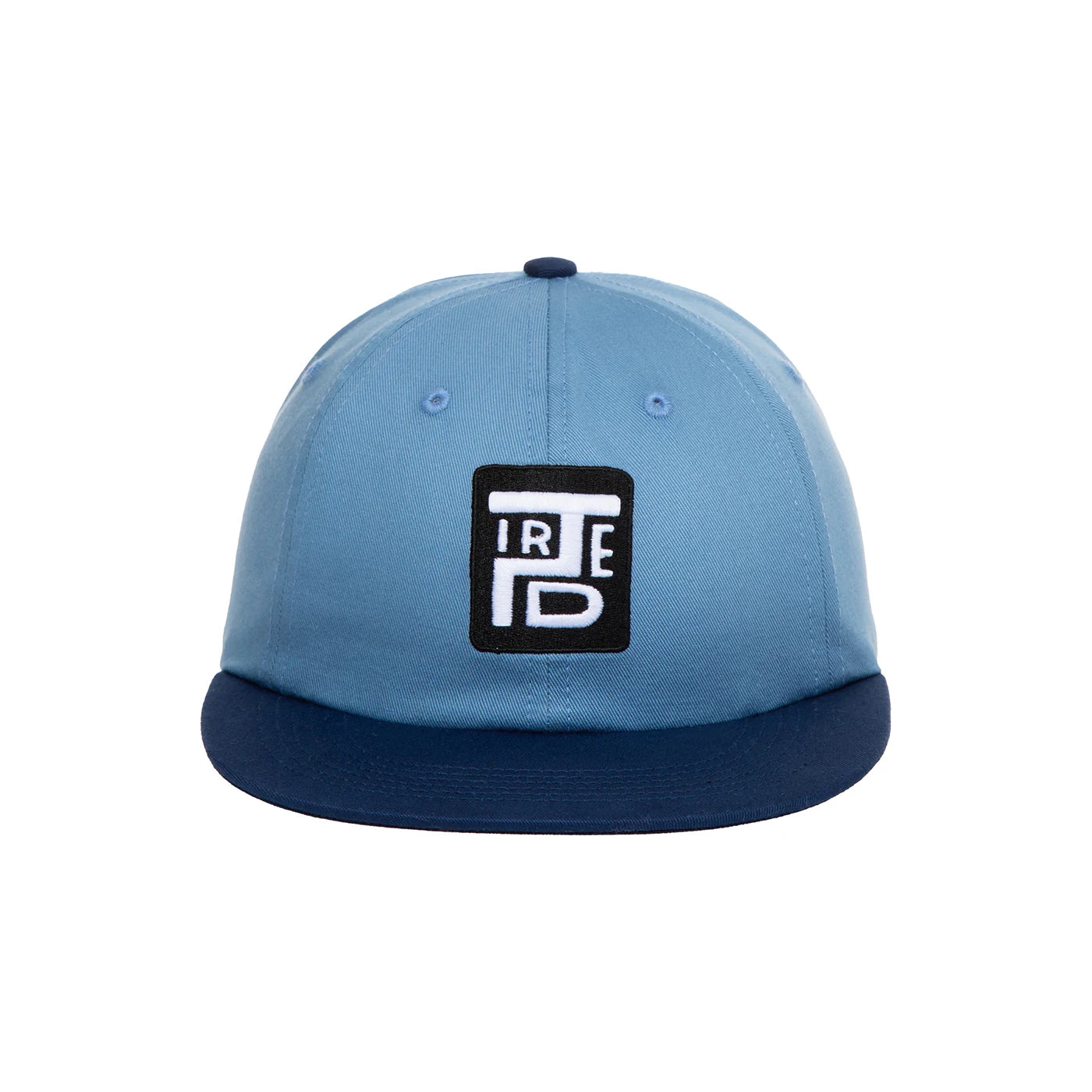 Tired_Stamp_2_Tone_6_Panel_Cap_Blue.jpg