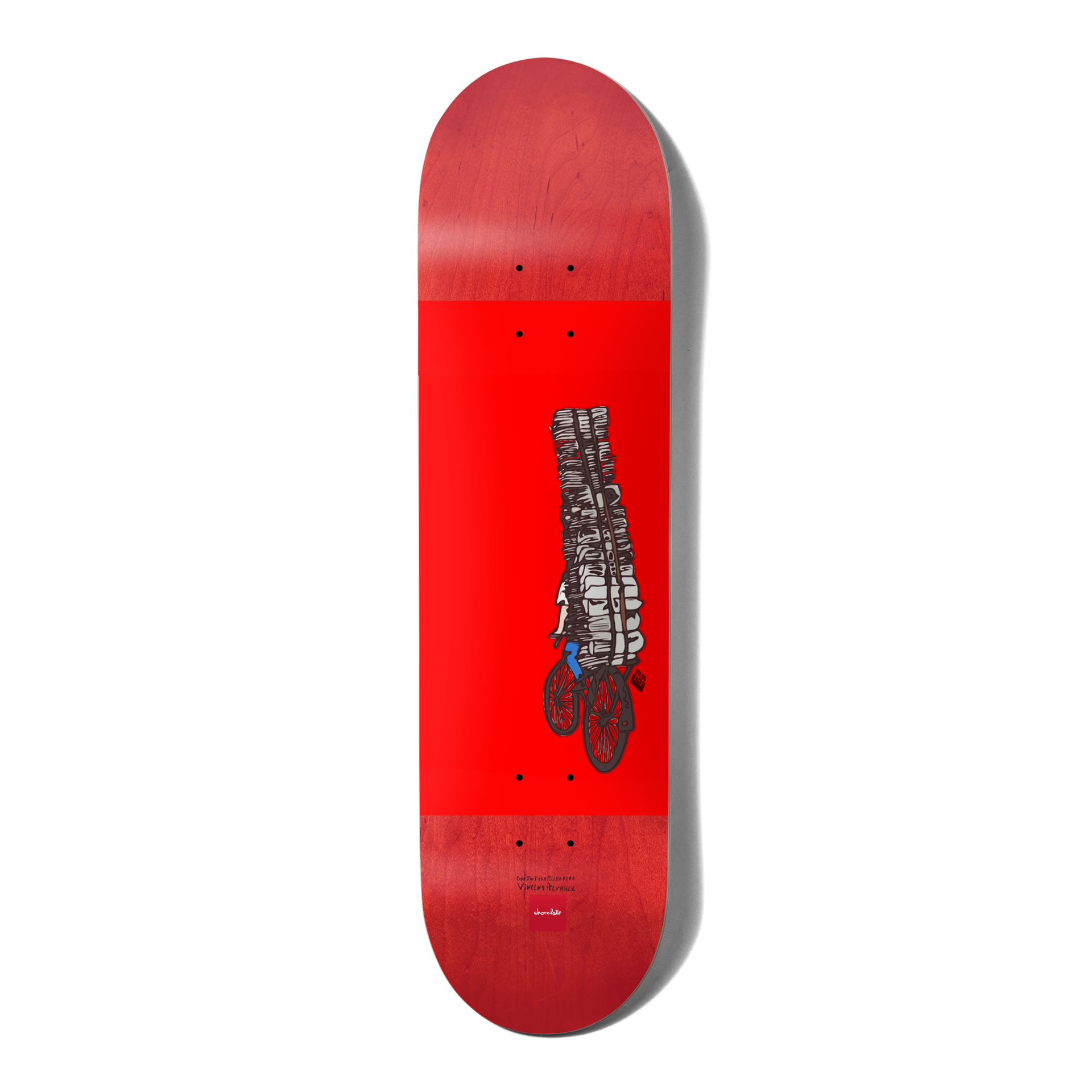 Chocolate Skateboard Deck Cada Dia Vincent Alvarez 8.5