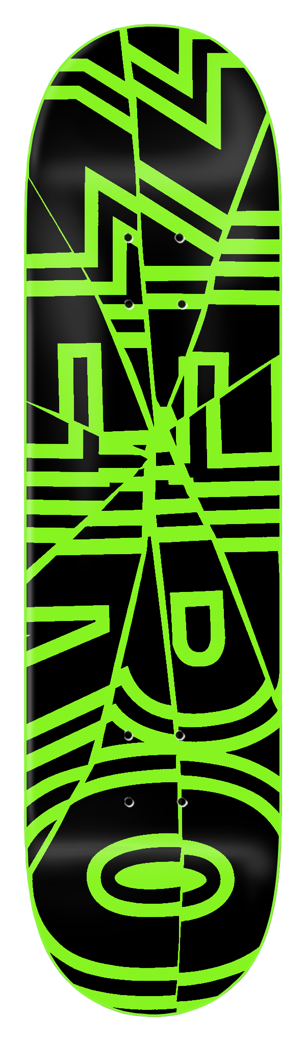 Zero Deck Shattered Bold Dipped Neon Green.png