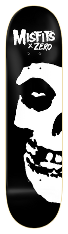 Zero Skateboard Deck Misfits Fiend Skull Left .png