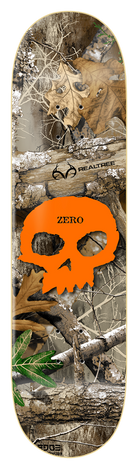 Zero x Realtree Skateboard Deck Single Skull Orange.png